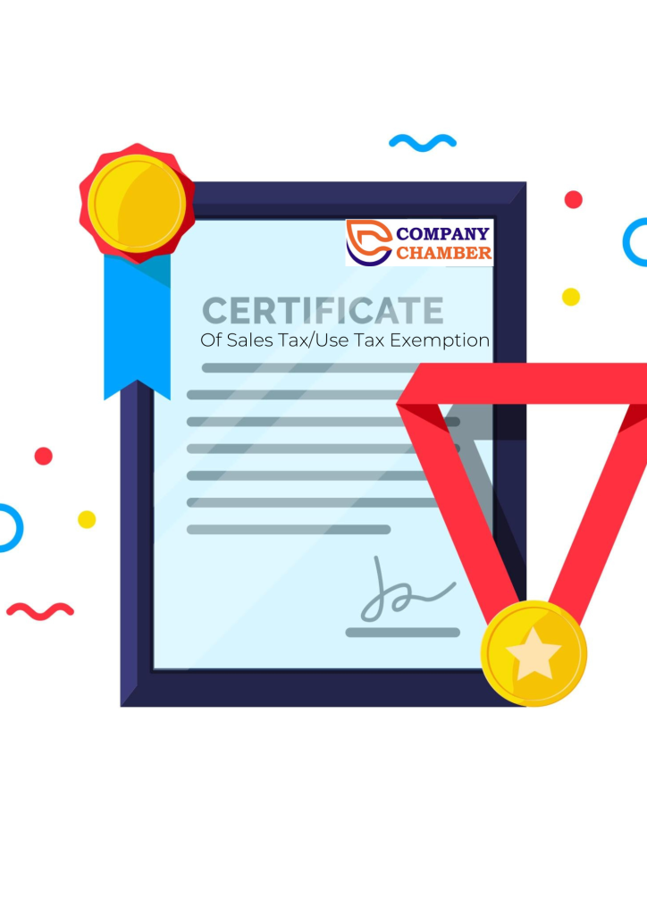 Certificate Sales Tax/Use Tax Exemption